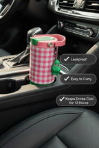 Sip & Sling Crossbody Sipper (Green & Pink) 700ml