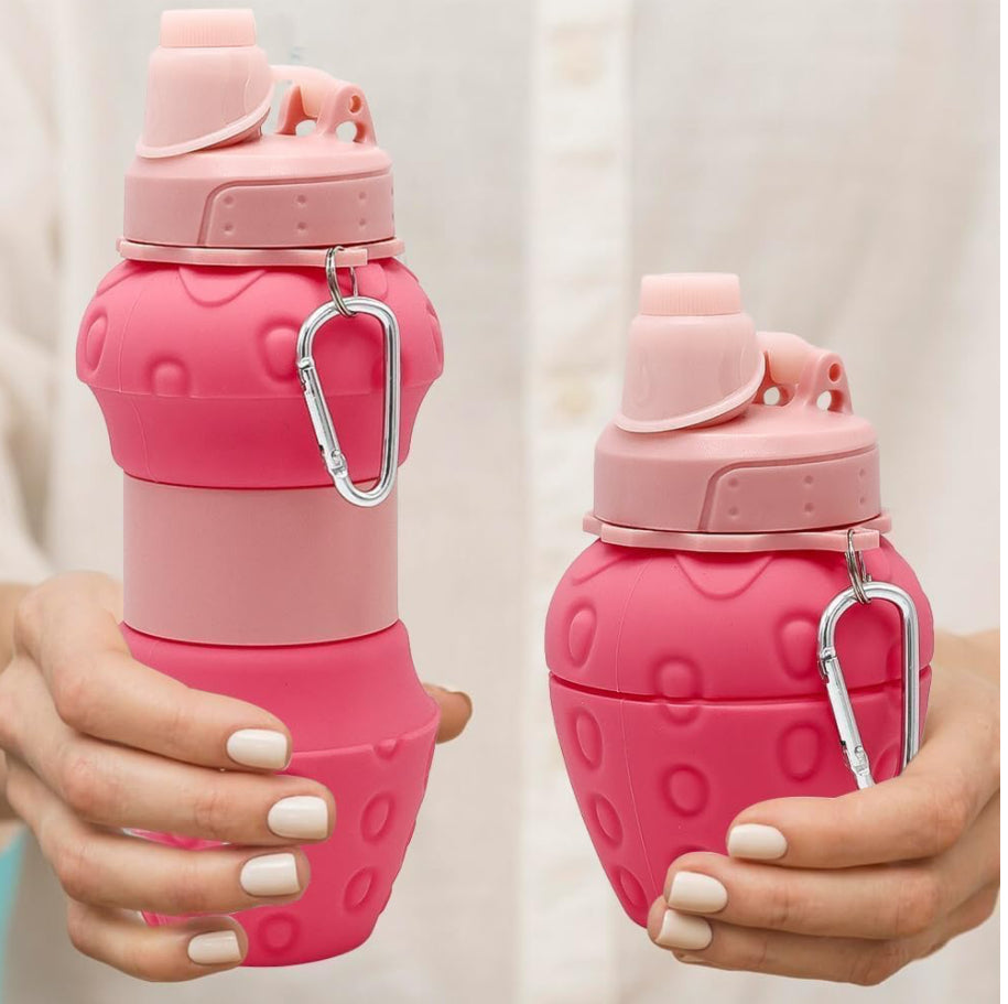Lush Strawberry collapsible bottle