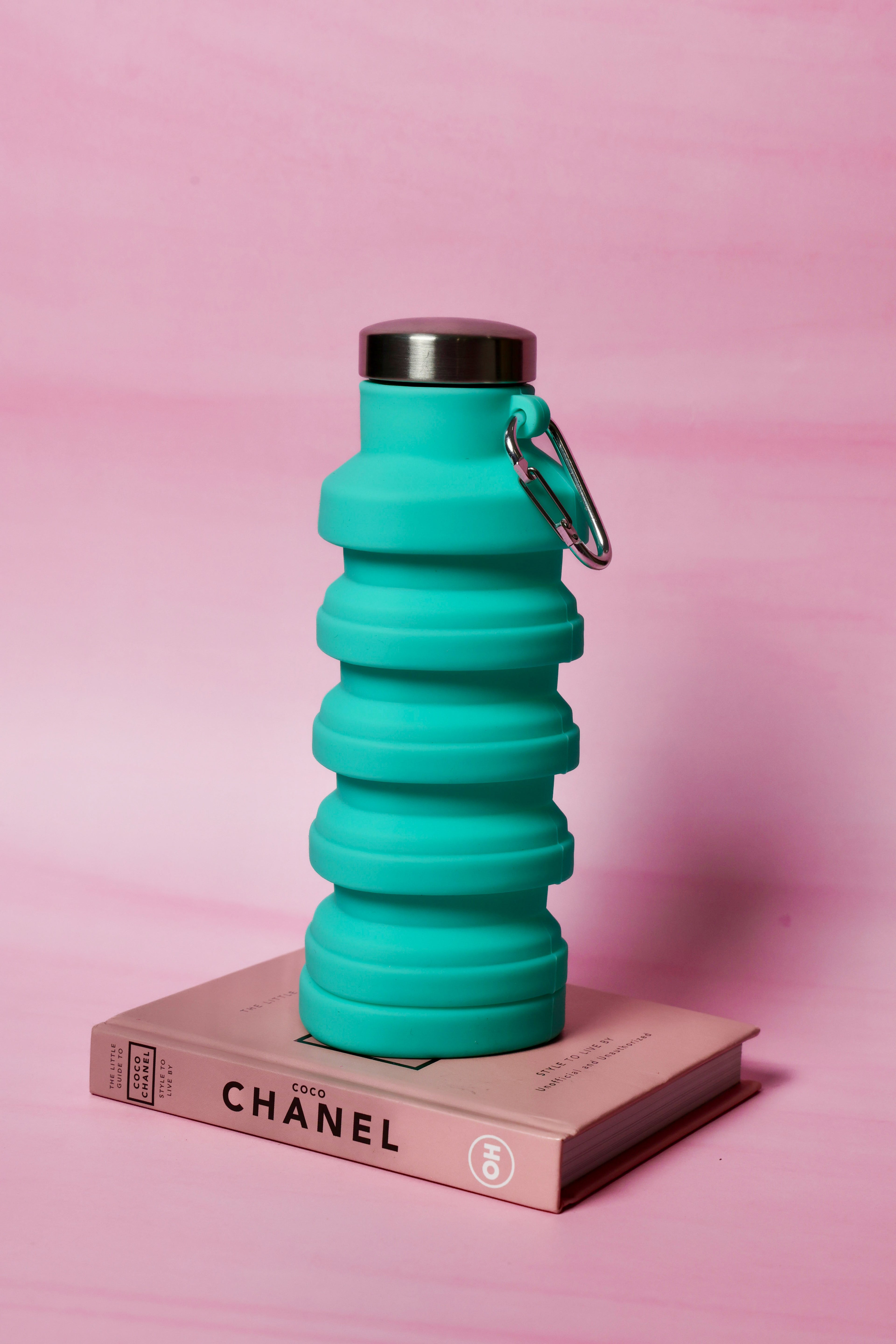 HeartSip heart shape collapsible bottle