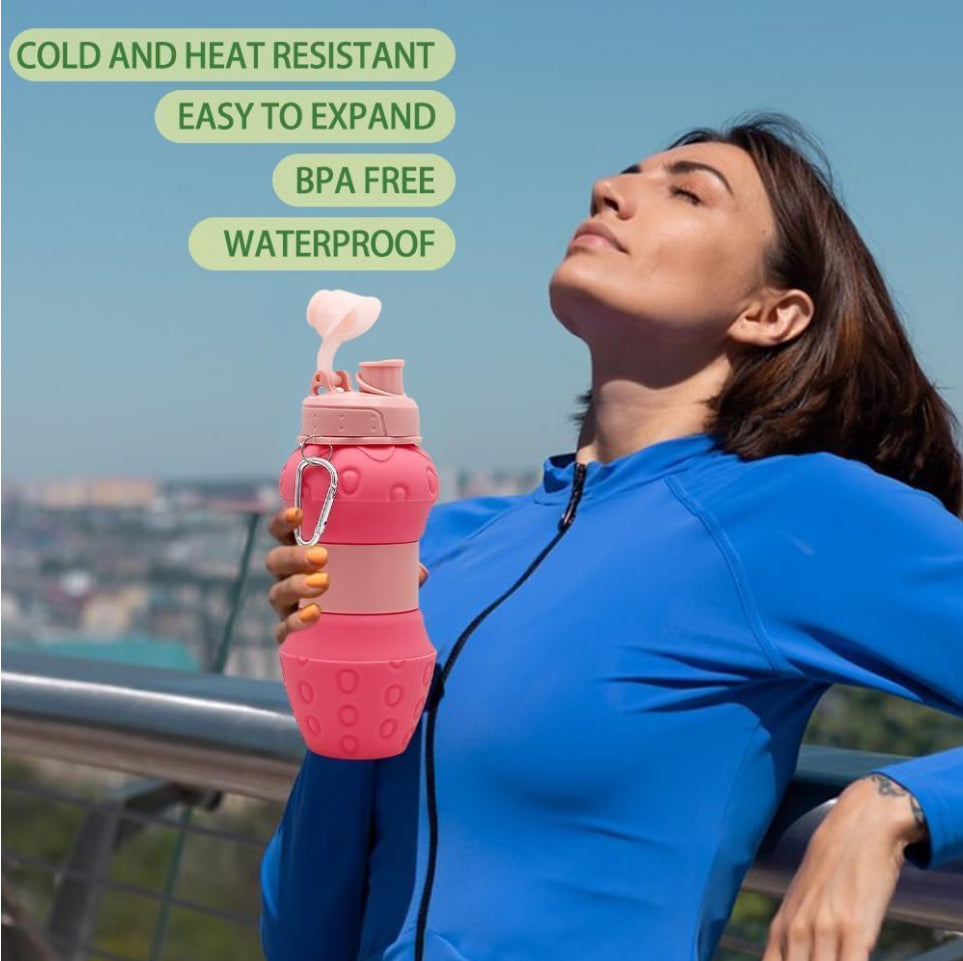 Lush Strawberry collapsible bottle