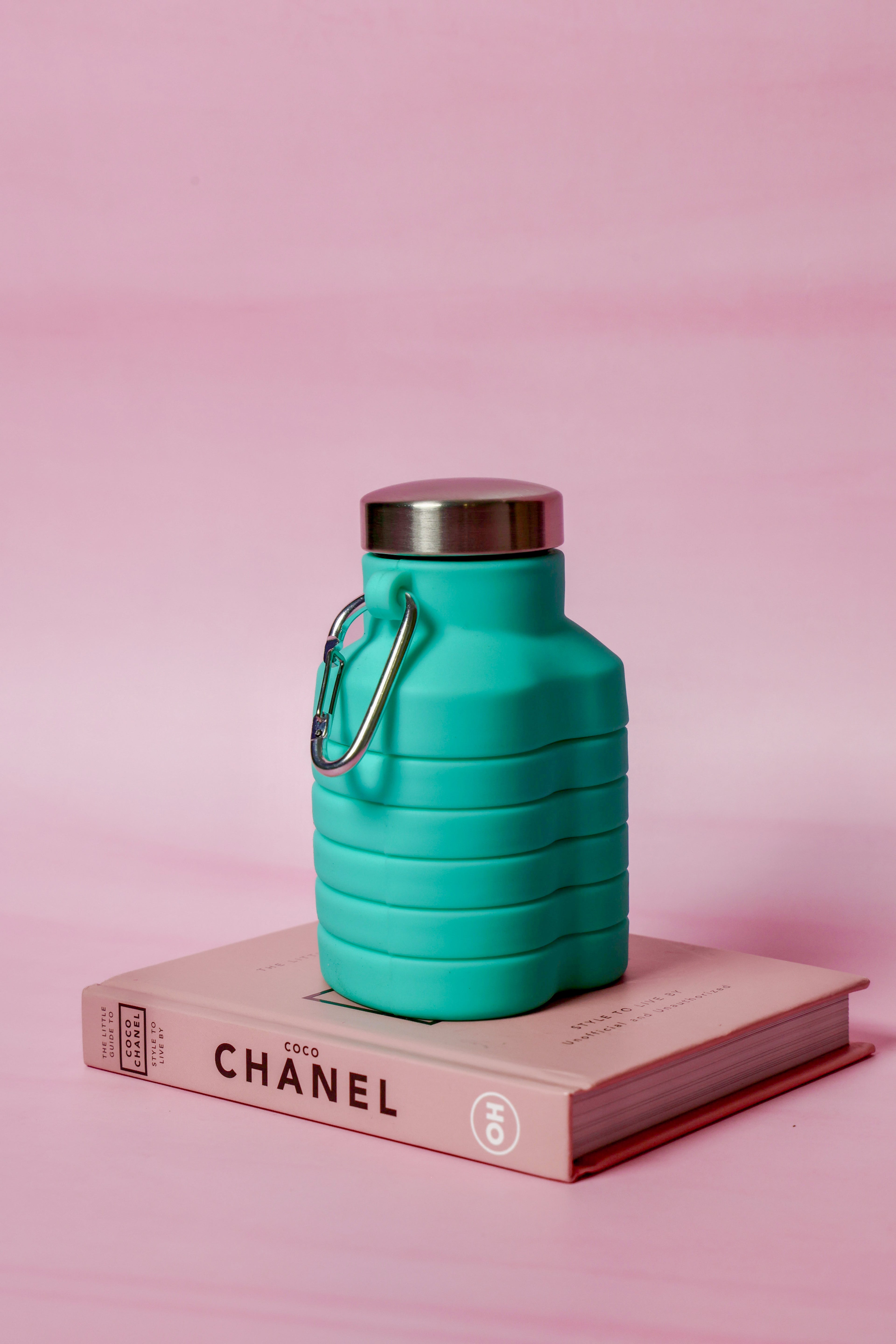 HeartSip heart shape collapsible bottle