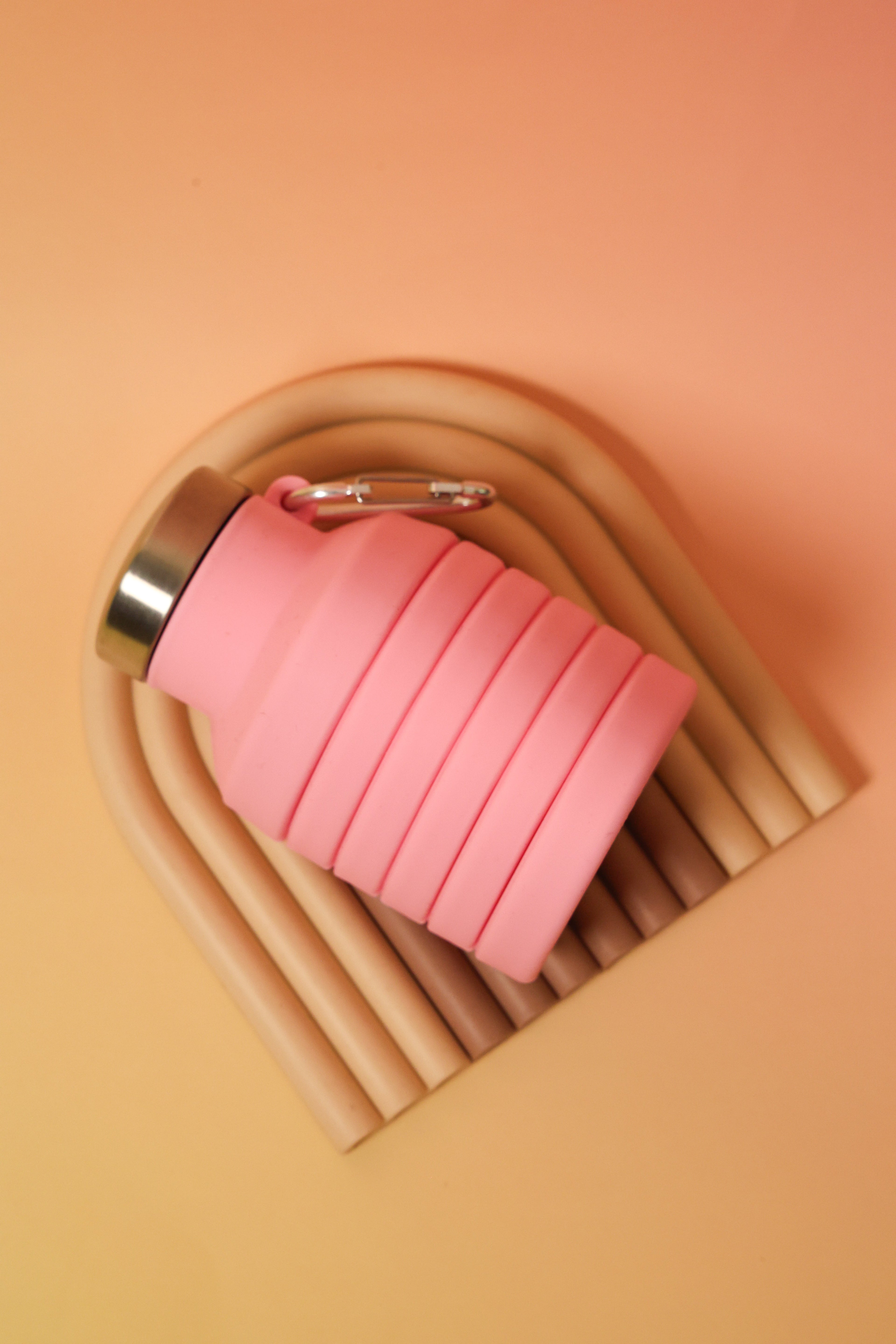 HeartSip heart shape collapsible bottle