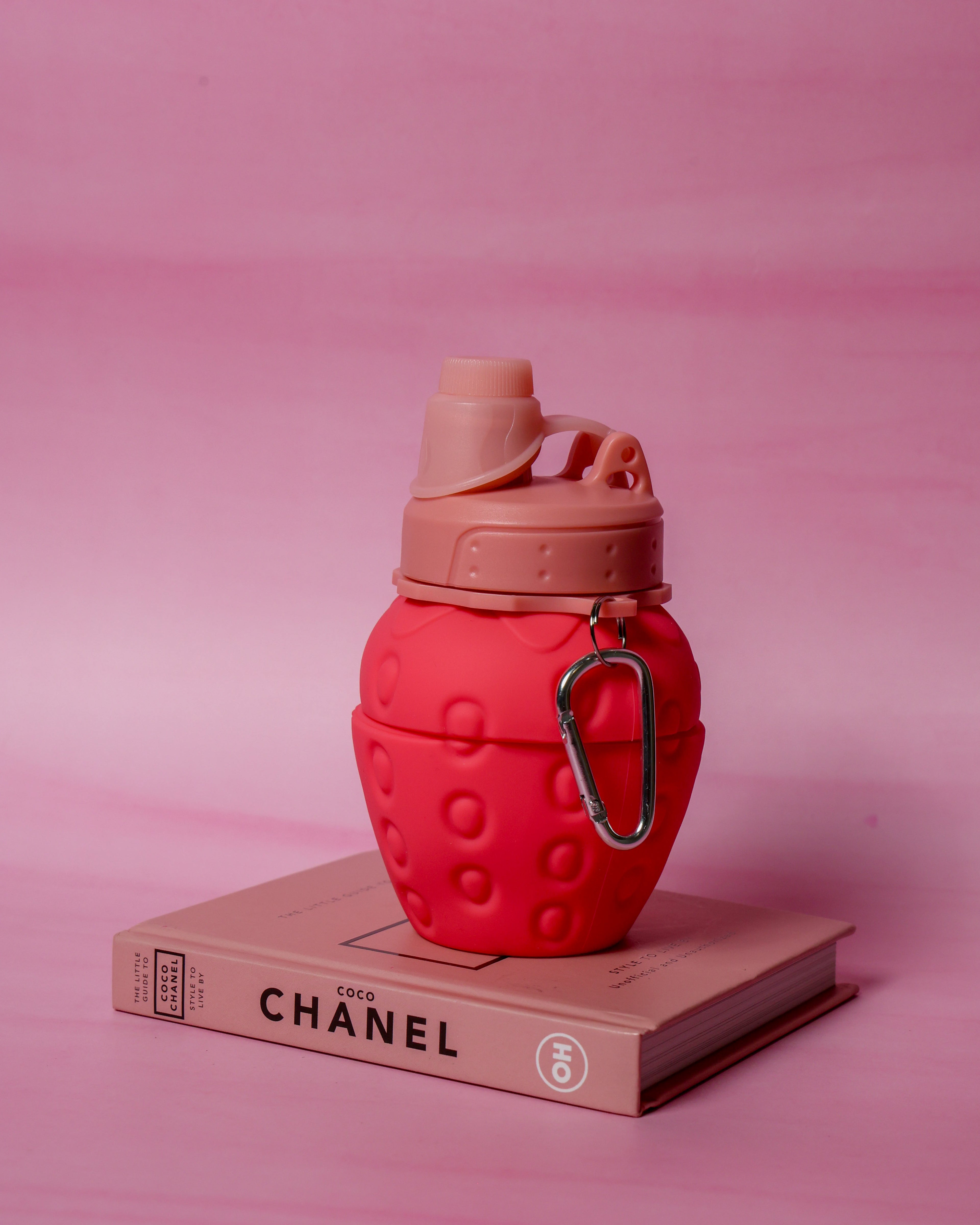 Lush Strawberry collapsible bottle