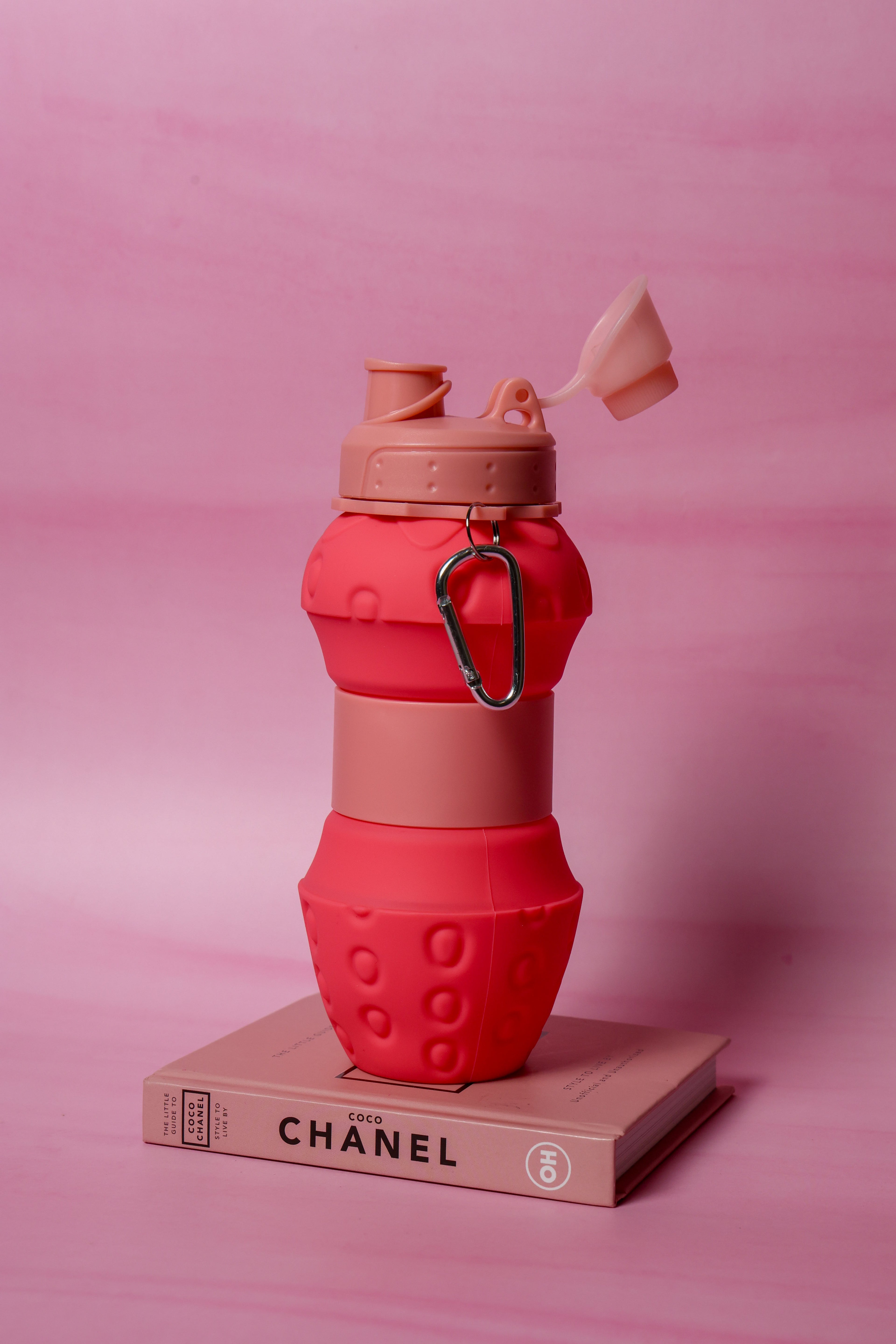 Lush Strawberry collapsible bottle