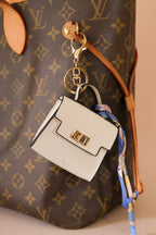 Teeny Totes Bag Charm (White)