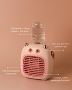 Breeze Bling Table fan with mist