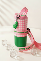 Sip & Sling Crossbody Sipper (Green & Pink) 700ml